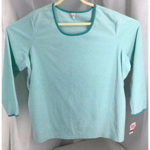 Pink Women Plus Aqua Marine Sweeter Size 3X